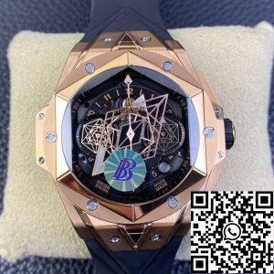 Replica Hublot Big Bang Sang Bleu II 418.OX.1108.RX.MXM19 1:1 Best Edition BB Factory Black Dial
