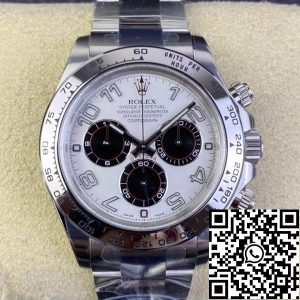 Replica Rolex Cosmograph Daytona 1:1 Best Edition Clean Factory V3 Stainless Steel White Dial