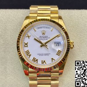 Replica Rolex Day Date M128238 1:1 Best Edition EW Factory Roman Scale Swiss ETA3255