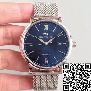 Replica IWC Portofino IW356512 MKS Factory 1:1 Best Edition Swiss ETA2892 Blue Sunburst Dial