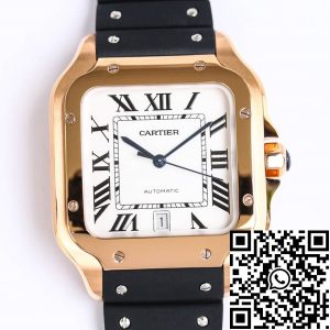 Replica Cartier Santos WGSA0007 1:1 Best Edition GF Factory V2 Rose Gold