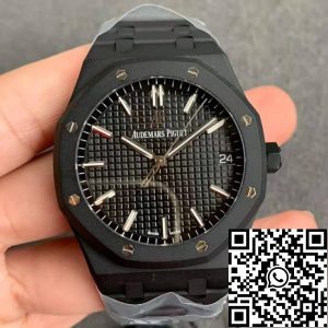 Replica Audemars Piguet Royal Oak 15500 DLC Version 1:1 Best Edition ZF Factory Black Dial