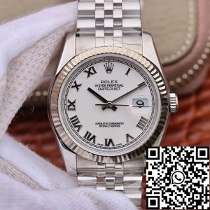Replica Rolex Datejust 116234 36mm AR Factory 1:1 Best Edition Swiss ETA3135 White Dial