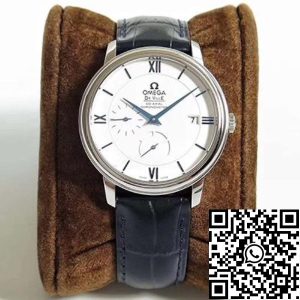 Replica Omega De Ville Prestige 424.53.40.21.04.001 TW Factory 1:1 Best Edition Swiss ETA2824 White Dial Blue Marker