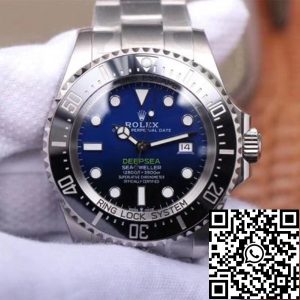 Replica Rolex Sea-Dweller Deepsea M126660-0002 1:1 Best Edition Noob Factory D-Blue Swiss ETA3235