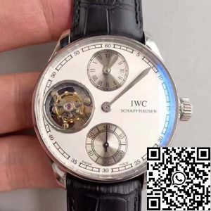 Replica IWC Portuguese IW544601 YL Factory 1:1 Best Edition Swiss Tourbillon White Dial