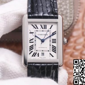 Replica Cartier Tank WSTA0029 1:1 Best Edition V9 Factory White Dial