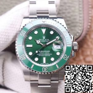 Replica Rolex Submariner 116610LV-97200 1:1 Best Edition Noob Factory V11 Green Dial Swiss ETA3135