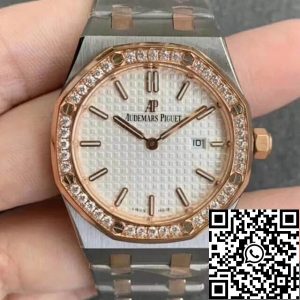 Replica Audemars Piguet Royal Oak 67651SR.ZZ.1261SR.01 1:1 Best Edition JF Factory Silver Dial
