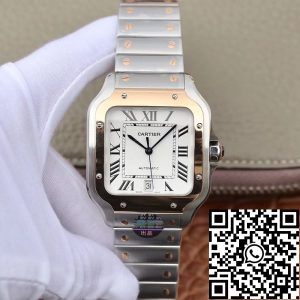 Replica Cartier De Santos W2SA0006 2018 BV Factory 1:1 Best Edition Swiss ETA 9015