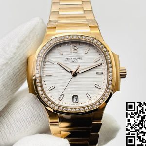 Replica Patek Philippe Nautilus Ladies 7118/1200R-001 1:1 Best Edition 3K Factory Rose Gold