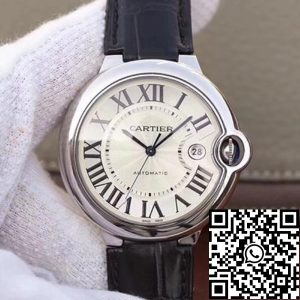 Replica Ballon Bleu De Cartier 42 WGBB0018 V9 Factory Mechanical Watches 1:1 Best Edition Swiss ETA2824-2 Platinum Wrapped