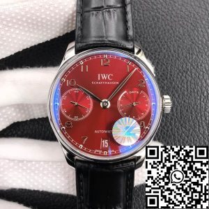 Replica IWC Portugieser IW500714 1:1 Best Edition ZF Factory Burgundy Red Dial