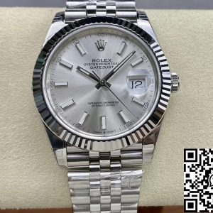 Replica Rolex Datejust M126334-0004 1:1 Best Edition VS Factory Silver Dial
