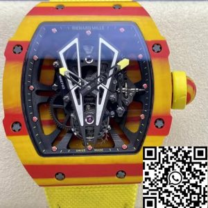 Replica Richard Mille RM27-03 Tourbillon 1:1 Best Edition BBR Factory Yellow Strap