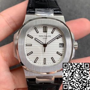 Replica Patek Philippe Nautilus 5711G 1:1 Best Edition PPF Factory V4 White Dial Swiss ETA324