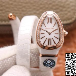 Replica Bvlgari Serpenti 102613 1:1 Best Edition BV Factory White Dial