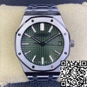 Replica Audemars Piguet Royal Oak 15510ST.OO.1320ST.04 1:1 Best Edition ZF Factory Green Dial