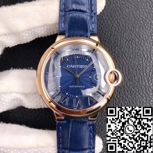 Replica Ballon Bleu De Cartier 42MM WGBB0036 1:1 Best Edition V6 Factory Rose Gold