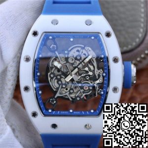 Replica Richard Mille RM055 KV Factory 1:1 Best Edition Swiss ETA8215 blue strap