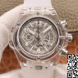 Replica Hublot Big Bang 411.JX.4802.RT 1:1 Best Edition White Transparent Dial