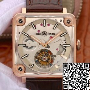 Replica Bell & Ross BR-X2 Tourbillon 18K Rosegold Case Mechanical Watches 1:1 Best Edition Swiss ETA380 Tourbillon Movement