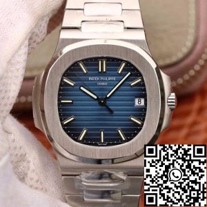 Replica Patek Philippe Nautilus Jumbo 5711/1A-010 PF Factory 1:1 Best Edition Swiss ETA324 Blue Dial