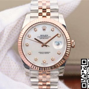 Replica Rolex Datejust M126331-0014 1:1 Best Edition EW Factory Rose Gold Mother-Of-Pearl Dial