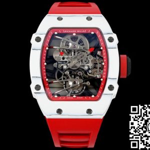Replica Richard Mille RM27-02 Rafael Nadal Tourbillon 1:1 Best Edition RM Factory Red Rubber Strap