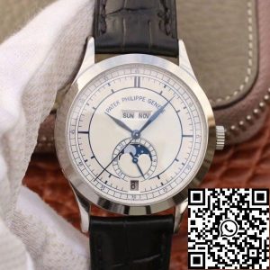 Replica Patek Philippe Complications Annual Calendar 5396G-001 KM Factory 1:1 Best Edition Swiss ETA324S White Dial
