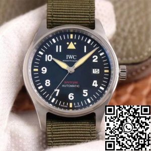 Replica IWC Pilot Spitfire IW326801 1:1 Best Edition MKS Factory Black Dial Swiss ETA9015