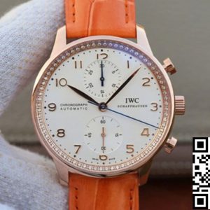 Replica IWC Portuguese ZF Factory 1:1 Best Edition Orange Strap