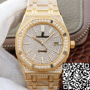 Replica Audemars Piguet Royal Oak 15400.OR01 1:1 Best Edition Swiss ETA3120 White Diamond Dial