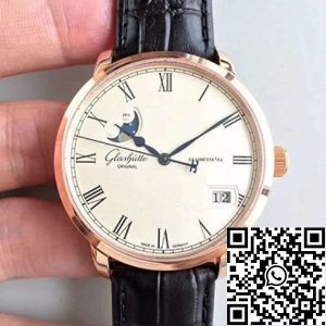 Replica Glashutte Senator 100-04-32-12-04 GF Factory Men Watches 1:1 Best Edition Swiss ETA100-04 18K Rose Gold