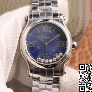 Replica Chopard Happy Sport 278559-3009 1:1 Best Edition YF Factory Blue Dial