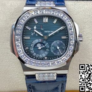 Replica Patek Philippe Nautilus 5724G-001 1:1 Best Edition GR Factory Blue Strap