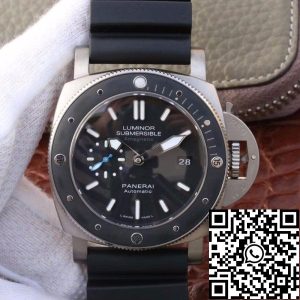 Replica Panerai Luminor Submersibe PAM1389 VS Factory 1:1 Best Edition Swiss ETA P9010 Superlumed Black Dial and Hands
