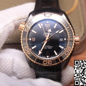 Replica Omega Seamaster 215.62.40.20.13.001 Deepsea King 600M VS Factory 1:1 Best Edition 18K Rose Gold Bezel Swiss Omega 8906