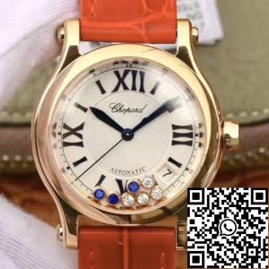 Replica Chopard Happy Sport 274808 1:1 Best Edition YF Factory Rose Gold Swiss Movement