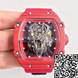 Replica Richard Mille RM27-03 KV Factory 1:1 Best Edition Swiss ETA9015 Red Forged Carbon