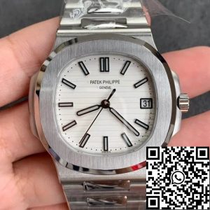 Replica Patek Philippe Nautilus 5711/1A-011 1:1 Best Edition GR Factory White Dial