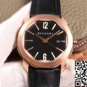 Replica Bvlgari Octo 101963 BGOP41BGLD 1:1 Best Edition BV Factory Black Dial