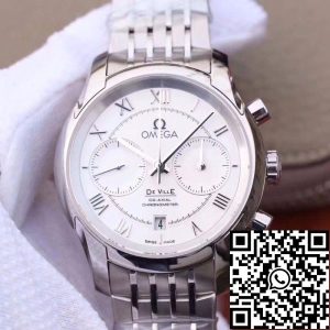 Replica Omega De Ville Chronograph 42MM 431.10.42.51.02.001 OM Factory 1:1 Best Edition Swiss ETA9300 Stainless Steel Bracelet