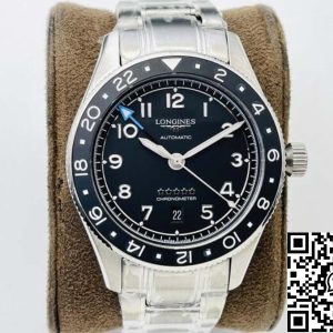 Replica Longines Spirit ZuIu Time L3.812.4.53.6 1:1 Best Edition LG Factory Black Dial