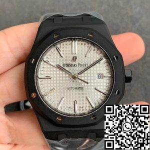 Replica Audemars Piguet Royal Oak 15400 DLC Version 1:1 Best Edition ZF Factory White Dial
