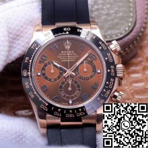 Replica Rolex Daytona M116515LN-0015 1:1 Best Edition Noob Factory Brown Dial Swiss ETA4130