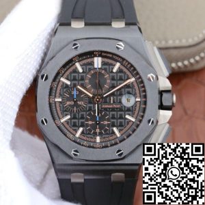 Replica Audemars Piguet Royal Oak Offshore 26400SO.OO.A002CA.02 JF Factory 1:1 Best Edition Swiss ETA3126 Black Textured Dial