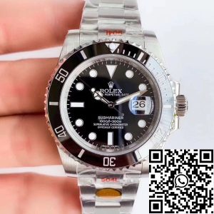 Replica Rolex Submariner 116610LN-97200 1:1 Best Edition Noob Factory V10 Black Dial Swiss ETA3135