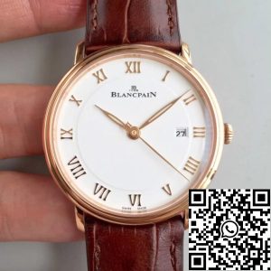 Replica Blancpain Villeret 6651-3642-55B 1:1 Best Edition ZF Factory White Dial