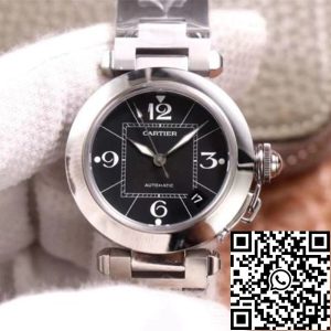 Replica Cartier Pasha W31076M7 1:1 Best Edition V9 Factory Black Dial Swiss Cal.049